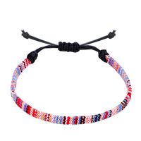 Ethnic Style Colorful Cloth Braid Women's Anklet sku image 24