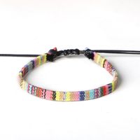 Ethnic Style Colorful Cloth Braid Women's Anklet sku image 7