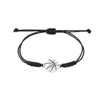 Des Sports Basket-ball Football Matériaux Mixtes Tresser Femmes Bracelets sku image 3
