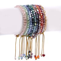 Ethnic Style Square Glass Beaded Women's Bracelets 1 Piece main image 6