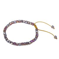 Ethnic Style Square Glass Beaded Women's Bracelets 1 Piece sku image 3