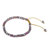 Estilo Étnico Cuadrado Vidrio Con Cuentas Mujeres Pulsera 1 Pieza sku image 3