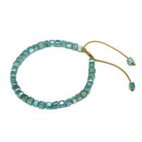 Ethnic Style Square Glass Beaded Women's Bracelets 1 Piece sku image 2
