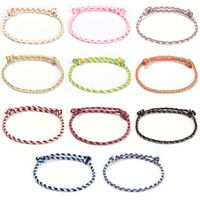 Fashion Colorful Cotton Knitting Women's Bracelets main image 3