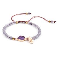 Simple Style Solid Color Stone Beaded Bracelets sku image 1