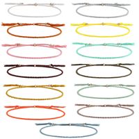 Simple Style Solid Color Rope Braid Women's Bracelets main image 5