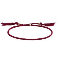 Simple Style Solid Color Rope Braid Women's Bracelets sku image 1