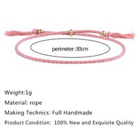 Simple Style Solid Color Rope Braid Women's Bracelets main image 4