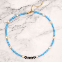 Chaîne De Perles Rondes Ethniques Queue De Poisson Visage Smiley Jaune Collier De Perles En Gros Nihaojewelry sku image 5