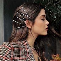 Fashion Geometric Metal Rhinestone Plating Hair Clip 1 Piece main image 6