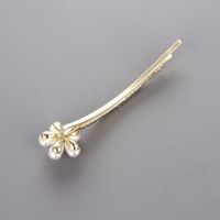 Fashion Bow Knot Alloy Artificial Rhinestones Artificial Pearls Hair Clip 1 Piece main image 2