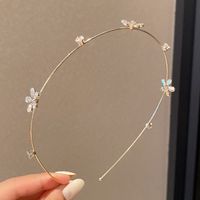 Women's Luxurious Simple Style Star Alloy Plating Inlay Artificial Rhinestones Hair Band sku image 1