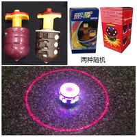 Colorful Music Light-emitting Gyro Children's Rotary Table Flash Electric Toy Imitation Wooden Top sku image 10