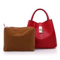 Women's Large Pu Leather Fashion Handbag main image 4