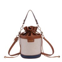 Women's Small Pu Leather Business Bucket Bag main image 2