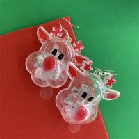 Cute Christmas Tree Santa Claus Snowflake Plastic Women's Drop Earrings 1 Pair sku image 4