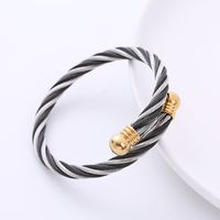 Retro Bulb Stainless Steel Bangle main image 5