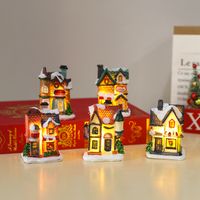 Christmas Retro House Resin Party Decorative Props 1 Piece main image 6