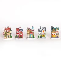 Christmas Retro House Resin Party Decorative Props 1 Piece main image 4