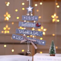 Christmas Simple Style Letter Wood Daily Hanging Ornaments 1 Piece main image 2