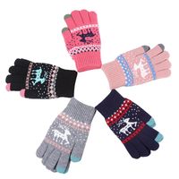 Simple Style Deer Polyester Gloves 1 Pair main image 2