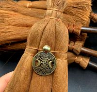 Car Pendant Witch Mini Broom Pendant Accessories Hanging Decorations sku image 2