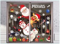 Navidad Moda Papá Noel Monigote De Nieve Copo De Nieve Pvc Fiesta Atrezzo Decorativo 1 Juego sku image 16