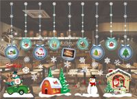 Navidad Moda Papá Noel Monigote De Nieve Copo De Nieve Pvc Fiesta Atrezzo Decorativo 1 Juego sku image 26