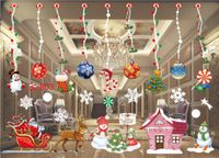 Navidad Moda Papá Noel Monigote De Nieve Copo De Nieve Pvc Fiesta Atrezzo Decorativo 1 Juego sku image 27