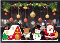 Navidad Moda Papá Noel Monigote De Nieve Copo De Nieve Pvc Fiesta Atrezzo Decorativo 1 Juego sku image 18