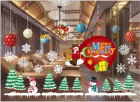 Navidad Moda Papá Noel Monigote De Nieve Copo De Nieve Pvc Fiesta Atrezzo Decorativo 1 Juego sku image 25