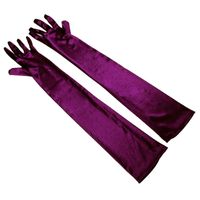 Women's Simple Style Solid Color Satin Gloves 1 Pair sku image 15