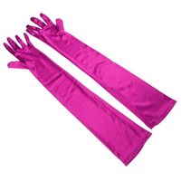 Women's Simple Style Solid Color Satin Gloves 1 Pair sku image 10