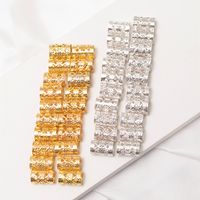 Women's Fashion Solid Color Metal Plating Hair Buckle main image 4