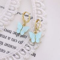 Fashion Butterfly Arylic Plating Women's Earrings 1 Pair main image 5