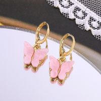 Fashion Butterfly Arylic Plating Women's Earrings 1 Pair main image 4