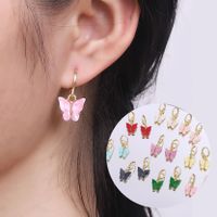 Fashion Butterfly Arylic Plating Women's Earrings 1 Pair main image 3