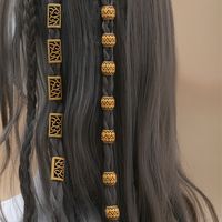 Ethnic Style Round Plastic Resin Stoving Varnish Hair Buckle 1 Piece main image 5