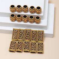Ethnic Style Round Plastic Resin Stoving Varnish Hair Buckle 1 Piece main image 2