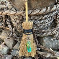 Car Pendant Witch Mini Broom Shaped Pendant Accessories Hanging Decorations sku image 6