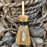 Car Pendant Witch Mini Broom Shaped Pendant Accessories Hanging Decorations sku image 9