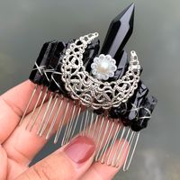 Glam Crown Crystal Handmade Inlay Rhinestones Insert Comb main image 3