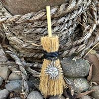 Car Pendant Witch Mini Broom Shaped Pendant Accessories Hanging Decorations sku image 12