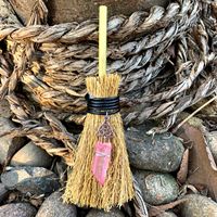 Car Pendant Witch Mini Broom Shaped Pendant Accessories Hanging Decorations sku image 7