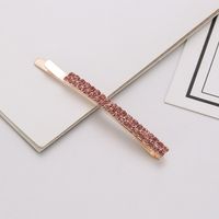 Fashion Solid Color Rhinestone Plating Inlay Hair Clip 1 Piece sku image 15