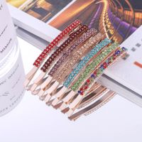 Fashion Solid Color Rhinestone Plating Inlay Hair Clip 1 Piece main image 3