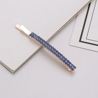 Fashion Solid Color Rhinestone Plating Inlay Hair Clip 1 Piece sku image 10