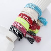 Fashion Love Cloth Drawstring Couple Bracelets 1 Piece main image 1