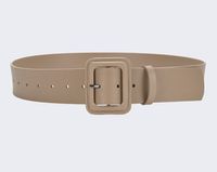 Casual Solid Color Leather Buckle Women's Leather Belts 1 Piece sku image 3