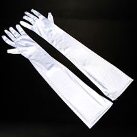 Women's Simple Style Solid Color Satin Gloves 1 Pair main image 6